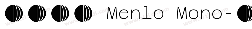 微软雅黑 Menlo Mono字体转换